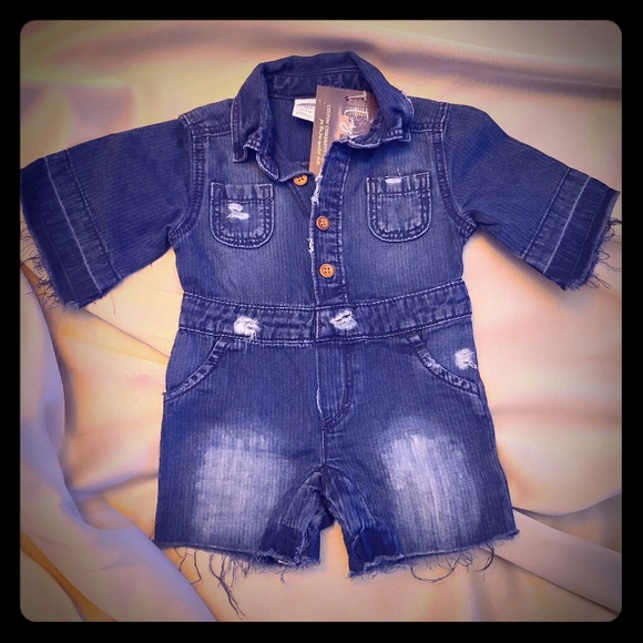 Everyday Magic & Co denim romper 0-3m - Picture 1 of 2